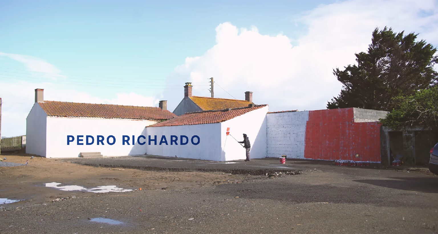 Fresque de Pedro Richardo lors du festival Miramar de St Gilles Croix de vie