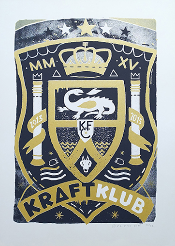 Sérigraphie de Pedro Richardo, Kraft Klub