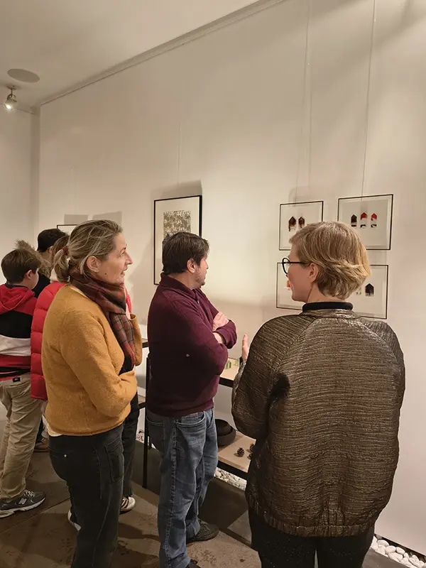 Vernissage de l'exposition Résonances Sensibles à la Galerie Morphose du 6 au 30 décembre 2025