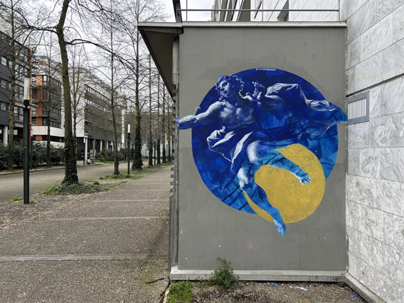 Collages et peintures de Seb Bouchard / Musées revisités (2021-2025)
